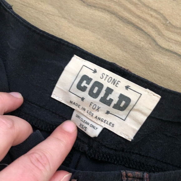 Stone Cold Fox Silk Patterned Pants Size XS/S - Picture 5 of 6